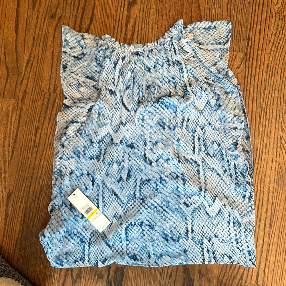 NWT Calvin Klein sleeveless blouse
